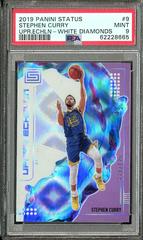 Stephen Curry [White Diamond] Basketball Cards 2019 Panini Status Upper Echelon Prices
