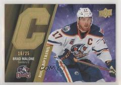 Brad Malone [Gold] Hockey Cards 2021 Upper Deck AHL Captains Prices