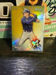 Drew Waters [Gold Refractor] Baseball Cards 2021 Bowman Sterling Prices