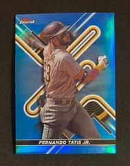 Fernando Tatis Jr. [Blue] #1 Baseball Cards 2022 Topps Finest Prices
