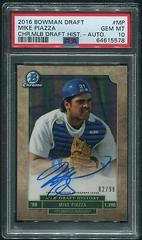Mike Piazza [Autograph] Baseball Cards 2016 Bowman Draft Chrome MLB History Prices