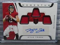 Kyle Trask Football Cards 2021 Panini Chronicles Momentum Triple Jersey Autographs Prices