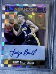 Lonzo Ball Basketball Cards 2017 Panini Hoops Rookie Autograph Prices