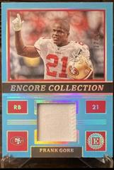 Frank Gore [Sapphire] #EC-12 Football Cards 2022 Panini Encased Encore Collection Prices