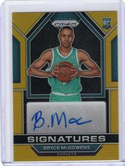 Bryce McGowens [Gold] #RSI-BRY Basketball Cards 2022 Panini Prizm Rookie Signatures Prices