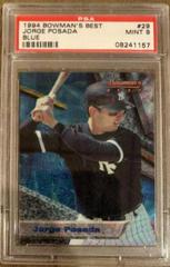 Jorge Posada [Blue Refractor] #29 Baseball Cards 1994 Bowman's Best Prices
