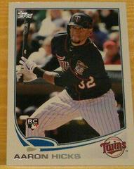 Aaron Hicks [Mini] #346 Baseball Cards 2013 Topps Prices