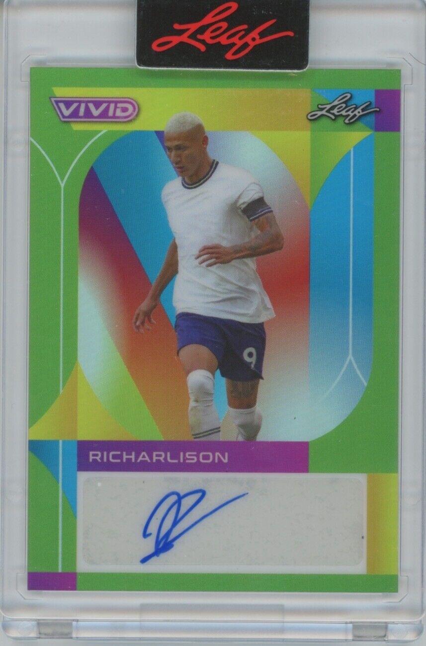 Richarlison BAR1 Prices 2022 Leaf Vivid Autographs Soccer Cards