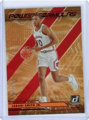 Jabari Smith Jr. [Red] Basketball Cards 2022 Panini Chronicles Draft Picks Power Formulas Prices