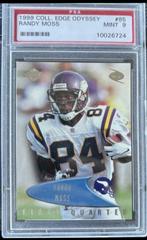 Randy Moss [Millennium Collection Blue] #85 Football Cards 1999 Collector's Edge Odyssey Prices