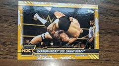 Karrion Kross def. Danny Burch [Gold] Wrestling Cards 2021 Topps WWE NXT Prices