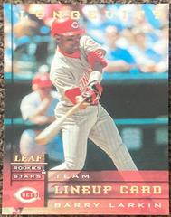 Barry Larkin [Longevity] #172 Baseball Cards 1998 Leaf Rookies & Stars Prices