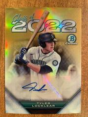 Tyler Locklear [Gold] #C22A-TL Baseball Cards 2022 Bowman Draft Class of Autographs Prices