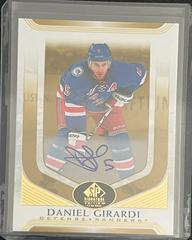 Daniel Girardi [Black Autograph] Hockey Cards 2020 SP Signature Edition Legends Prices