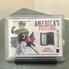 Gavin Sheets [Blue] Baseball Cards 2022 Panini Chronicles America's Pastime Swatches Prices