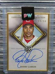 Barry Larkin #HAFA-BL Baseball Cards 2023 Topps Gilded Collection Gold Framed Hall of Famers Autographs Prices