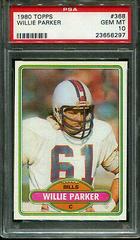 Willie Parker #368 Football Cards 1980 Topps Prices
