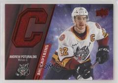 Andrew Poturalski [Red] Hockey Cards 2021 Upper Deck AHL Captains Prices