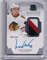 Lucas Carlsson [Autograph Patch] Hockey Cards 2020 Upper Deck The Cup Prices