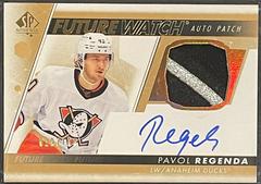 Pavol Regenda Hockey Cards 2022 SP Authentic Future Watch Autograph Patch Prices
