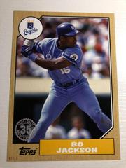Bo Jackson [5x7 Gold] Baseball Cards 2022 Topps 1987 Prices