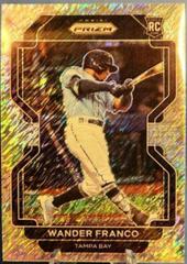 Wander Franco [Shimmer Prizm] #54 Baseball Cards 2022 Panini Prizm Prices