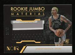 Jeremy Sochan Basketball Cards 2022 Panini Noir Rookie Jumbo Material Prices