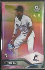 Lewin Diaz [Pink] #1 Baseball Cards 2021 Bowman Platinum Prices