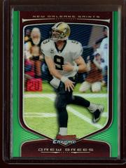 Drew Brees [Green Refractor] Football Cards 2009 Bowman Chrome Prices