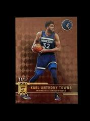 Karl Anthony Towns [Bronze] Basketball Cards 2021 Panini Donruss Elite Prices