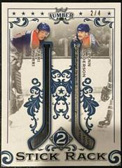 Jari Kurri, Glenn Anderson [Navy Blue] #SR2-12 Hockey Cards 2021 Leaf Lumber Stick Rack 2 Prices