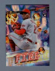 Hunter Greene [Lava] Baseball Cards 2022 Bowman's Best Elements of Excellence Prices