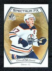 Connor McDavid [Gold] Hockey Cards 2021 SP Authentic Spectrum FX Prices