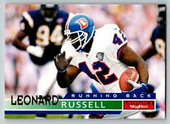 Leonard Russell #45 Football Cards 1995 Skybox Impact Prices