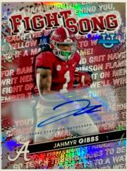 Jahmyr Gibbs [Autograph] #FS-20 Football Cards 2022 Bowman's Best University Fight Song Prices