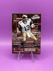 Kurt Warner [Chicago Collection] Football Cards 2001 Playoff Absolute Memorabilia Prices