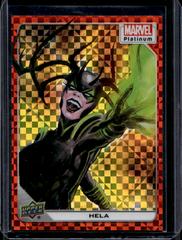 Hela [Orange Checkers] #31 Marvel 2023 Upper Deck Platinum Prices