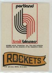 Houston Rockets Basketball Cards 1973 Topps Team Stickers Prices