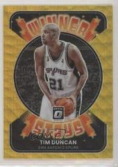 Tim Duncan [Gold Wave] #19 Basketball Cards 2021 Panini Donruss Optic Winner Stays Prices