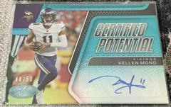 Kellen Mond [Teal] #CPS-KM Football Cards 2022 Panini Certified Potential Signatures Prices