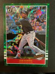 Jose Ramirez [Green] #H10 Baseball Cards 2019 Panini Donruss Highlights Prices