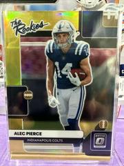 Alec Pierce [Gold] #TR-14 Football Cards 2022 Panini Donruss Optic The Rookies Prices