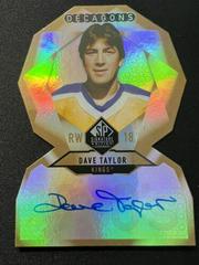 Dave Taylor [Gold Autograph] Hockey Cards 2020 SP Signature Edition Legends Decagons Prices
