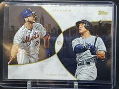 Aaron Judge, Pete Alonso [Black] Baseball Cards 2019 Topps on Demand Dynamic Duals Prices