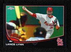 Lance Lynn [Black Refractor] Baseball Cards 2013 Topps Chrome Prices
