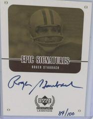 Roger Staubach [Gold] Football Cards 1999 Upper Deck Century Legends Epic Signatures Prices