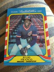 Julio Franco Baseball Cards 1987 Fleer Limited Edition Prices