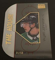 Wyatt Johnston [Gold Spectrum] #TH-26 Hockey Cards 2022 Skybox Metal Universe The House Prices