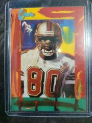 Jerry Rice [Autograph] Football Cards 1997 Topps Gallery Peter Max Prices