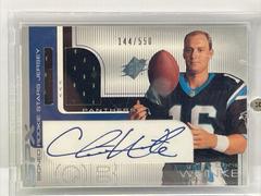 Chris Weinke [Signed Jersey Platinum Blue] Football Cards 2001 Spx Prices